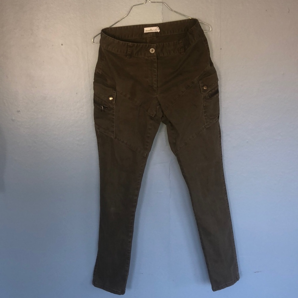 LLBean Signature Army green pants size 4